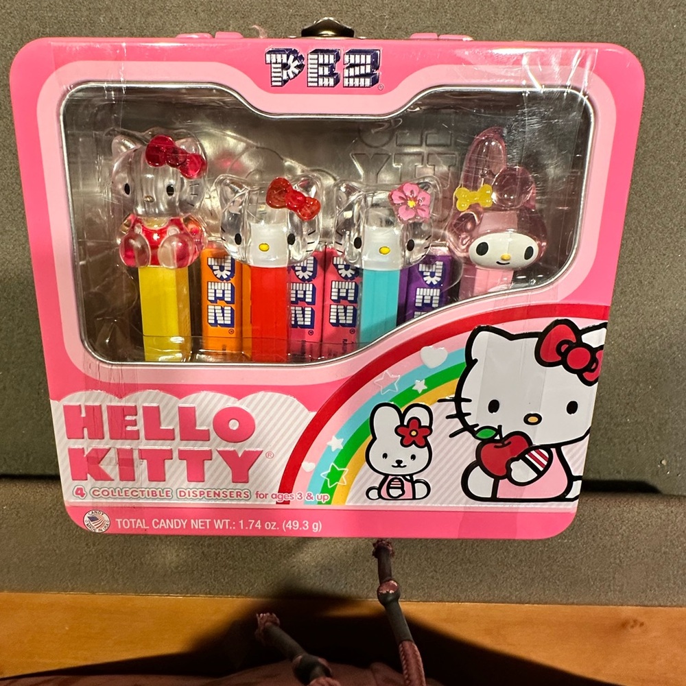 Hello Kitty PEZ Candy Dispenser Set - Colorful Collection
